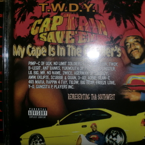 美品 T.W.D.Y. Captain Save'em My Cape Is in the Cleaners UGK Pimp-C No Limit Yukmouth Rappin 4 Tay 2wice big bear 465 mafia