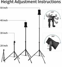スマホ三脚, Phone / Ipadフロアスタンド三脚ホル_画像5