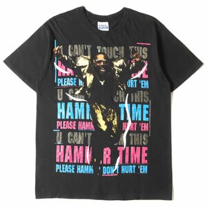 Vintage Rock Item ヴィンテージ Tシャツ サイズ:L 90s MC Hammer Please Hammer Dont Hurt Em TシャツHanesボディ USA製 ブラック