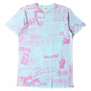 Supreme シュプリーム Tシャツ サイズ:M Phase 2 全面プリント グラフィック クルーネック Tシャツ IG Times Tee 07SS ライトブルー