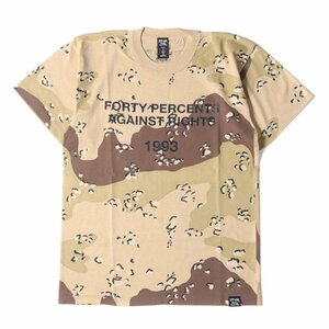 新品 FPAR / FORTY PERCENTS AGAINST RIGHTS フォーティーパーセント BERBERJIN ヴィンテージ リメイク デザートカモ Tシャツ S