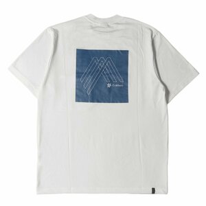 新品 GOLDWIN ゴールドウイン Tシャツ サイズ:M 21SS グラフィック ストレッチ クルーネック Tシャツ Graphic T-shirt GM60110P ホワイト