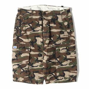 NEIGHBORHOOD ネイバーフッド MADNESS ウッドランドカモ ミリタリー カーゴ ショーツ MDNS.MIL-BDU / C-ST 16SS 迷彩 ショートパンツ M