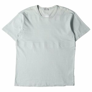 COMME des GARCONS コムデギャルソン Tシャツ 99SS ゴム刺繍 スクエアネック Tシャツ HOMME 田中オム アーカイブ ライトグリーン 日本製