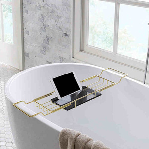  bathtub table flexible multifunction ba start black made of stainless steel smart phone storage rack bathroom bus room easy own hour relax time 