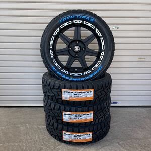 【2023年製】新品 トーヨー オープンカントリー R/T 165/60R15 + BSJ KH007 4本セット ◆165/60-15 ハスラー 軽トラ軽バン　ホワイトレター