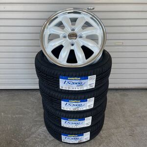 ララパームカップ2 ◆グッドイヤーLS2000 165/50R15 ラパンワゴンRアトレーハイゼットエブリィゼストデイズパレットバモス　4本　ホワイト