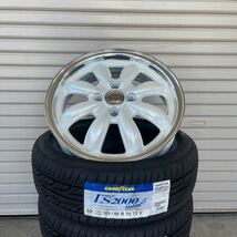 ララパームカップ2 ◆グッドイヤーLS2000 165/50R15 ラパンワゴンRアトレーハイゼットエブリィゼストデイズパレットバモス　4本　ホワイト_画像2