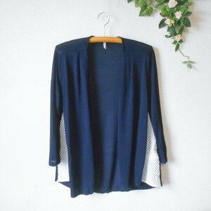  L ELLE cardigan 38 thin lady's spring summer side switch 