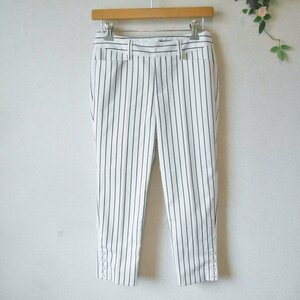  Queens Court QUEENS COURT cropped pants 1 lady's stripe 7 minute height pants 