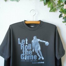 エスエーギア s.a.gear カットソー Ｔシャツ L メンズ重ね着 風 バスケットボール_画像2