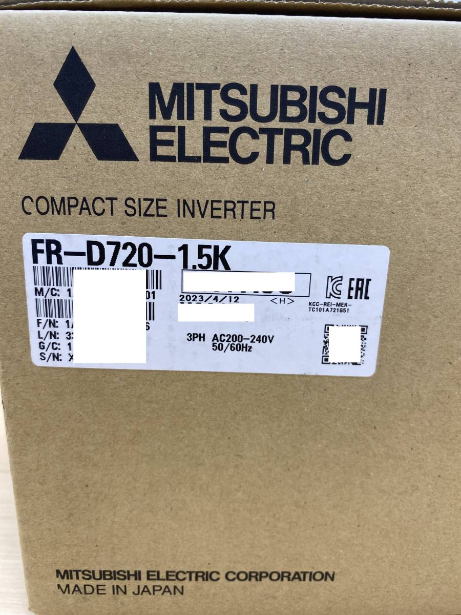ヤフオク! -「三菱インバータ 1.5k」の落札相場・落札価格