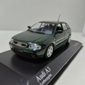 ミニチャンプス　1/43　MINICHAMPS AUDI アウディ A3 4Door グリーンメタリック