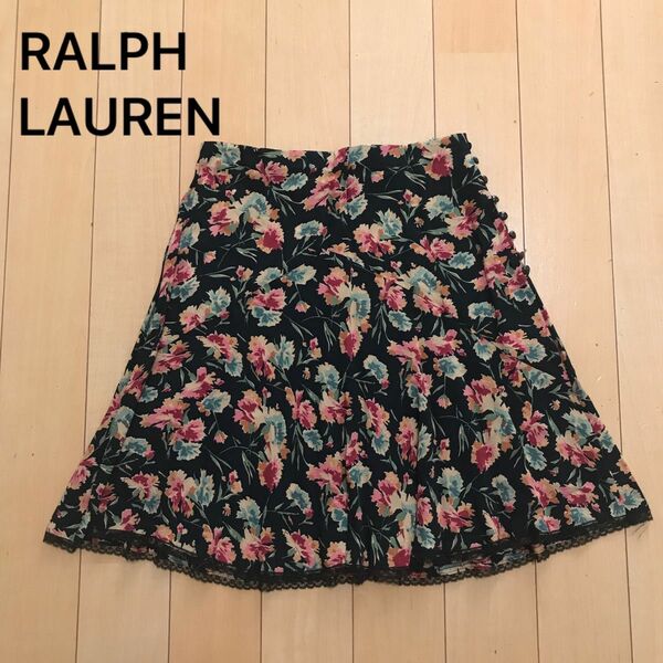 ラルフローレン　RALPH LAUREN スカート　花柄　総柄　サイズ11