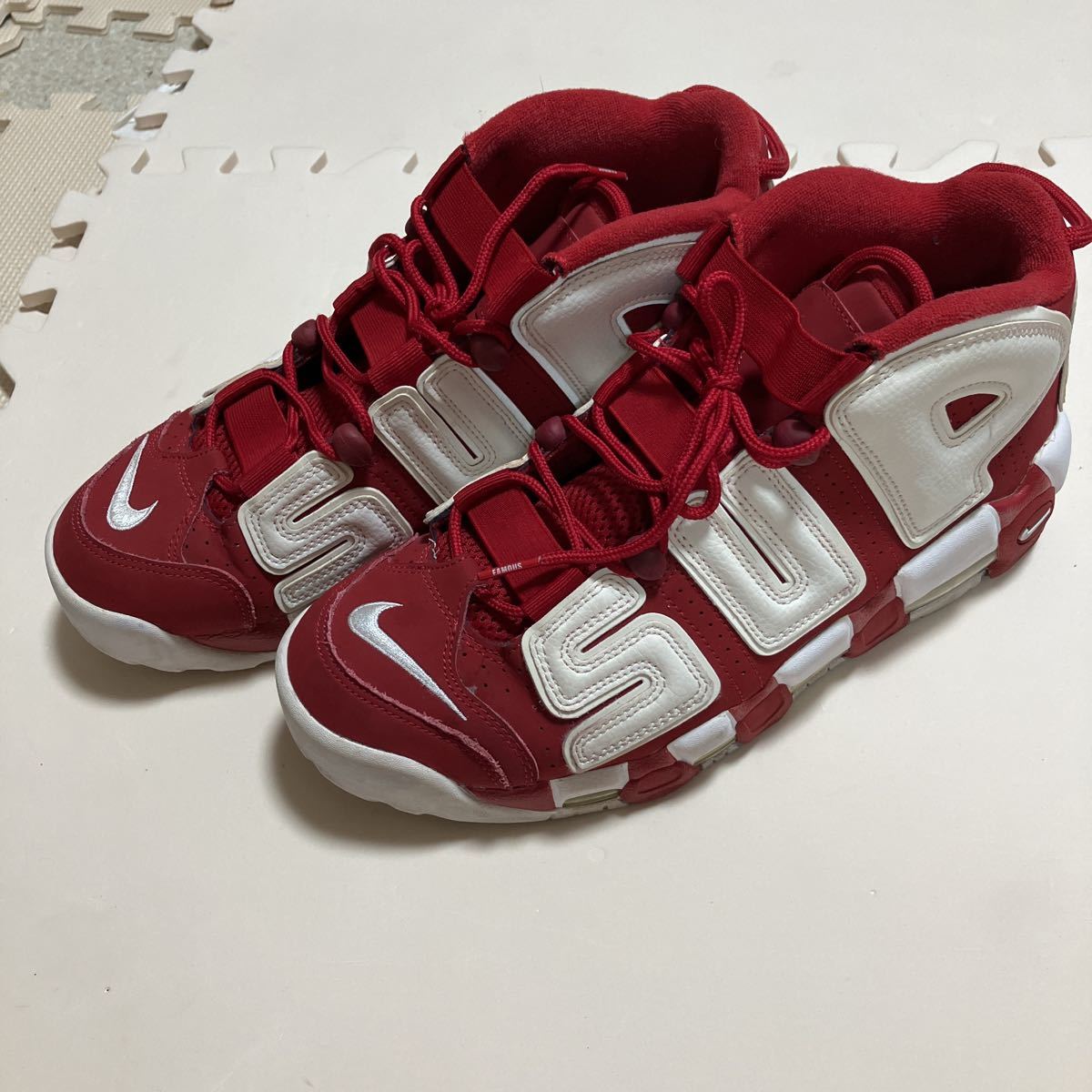 NIKE × Supreme ナイキ×シュプリーム AIR MORE UPTEMPO スニーカー