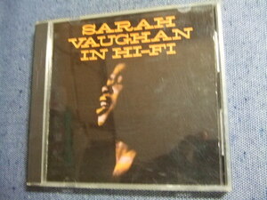 CD★Sarah Vaughan（サラ・ヴォーン）IN HI-FI　輸入盤★8枚まで同梱送料100円　 ジャズ ボーカル　　さ