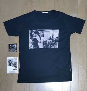 未使用/トムウェイツ/Down by Law(ダウンバイロー)/Tシャツ(L)/おまけ付/ジョンルーリー/ロベルトベニーニ/TomWaits/ユニクロ