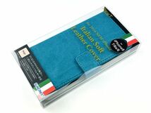 Italian Soft Leather Cover 　ターコイズブルー イタリアンソフトレザーカバー　iPhone SE 第2・3世代 / 8 / 7 / 6s / 6 ケース iP7-NW01_画像1