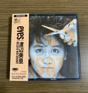  beautiful goods MD Watanabe Misato eyes Mini disk that time thing Showa Retro rare Heisei era retro records out of production mini disc album retro Showa era obi attaching I z