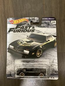 ホットウィール ワイルドスピード　77 Pontiac Firebird T/A ポンティアック ファイヤーバード トランザム　FAST&FURIOUS 1/4 MILE MUSCLE