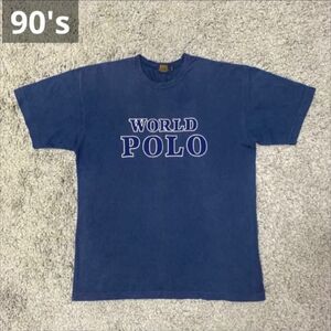 【入手困難】90s WORLD POLO 半袖Tシャツ y2kヴィンテージ古着