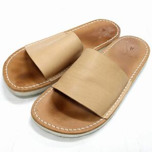 HenderScheme エンダースキーマ atelier slipper アトリエスリッパ 4（26.-26.5） ナチュラル