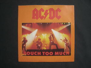 [即決][7インチ][UKオリジナル]■AC/DC - Touch Too Much / Live Wire / Shot Down In Flames■Highway to Hell■地獄のハイウェイ