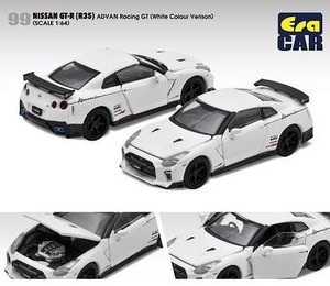 Era CAR　99　日産 GT-R　ADVAN Racing GT (White Colour Verison)