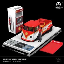 TM Time Micro　フォルクスワーゲン　VW Volkswagen T1 PICKUP ピックアップ トラック Shell アクセサリー、フィギュア付き_画像1