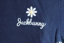 【感謝セール】【美品】Jack Bunny(ジャックバニー) ポロシャツ 黒 レディース 0 ゴルフウェア 2305-0223 中古_画像2