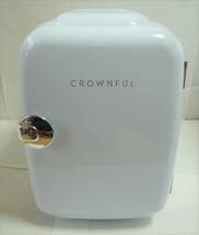 CROWNFUL ミニ冷蔵庫 4L 冷温庫 0-60℃　AC・DC給電 【保温・保冷＆室内車載両用】ペルチェ式 静音　 車中泊 キャンプ アウトドア_画像2