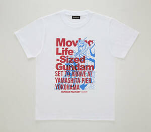 「新品未使用」GUNDAM FACTORY YOKOHAMA 横浜限定 Tシャツ ガンダムファクトリー ホワイト×レッド×ブルー RX-78-2