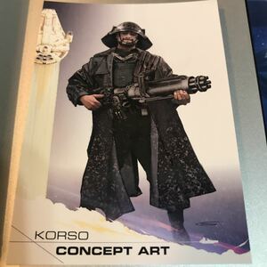 topps スターウォーズ solo ハンソロ KORSO CONCEPT ART