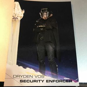 topps スターウォーズ solo ハンソロ DRYDEN VOS security enforcer