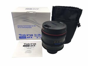 △ kenko ケンコー トキナー Tokina CINEMA ATX 16-28mm T3 ワイドアングル ズーム レンズ(EFマウント) 未使用 シネマ撮影用 広角ズーム