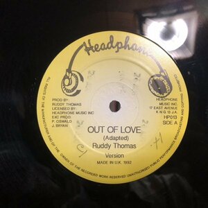 ☆【 '92 UK orig】12★Ruddy Thomas - Out Of Love ☆洗浄済み☆