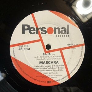 ☆【 '84 UK orig】12★Mascara - Baja ☆洗浄済み☆