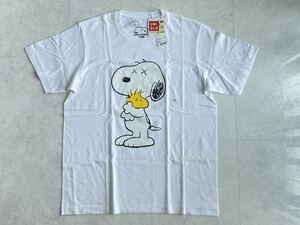 カウズ ユニクロ Tシャツ XLサイズ スヌーピー KAWS SNOOPY UNIQLO ホワイト