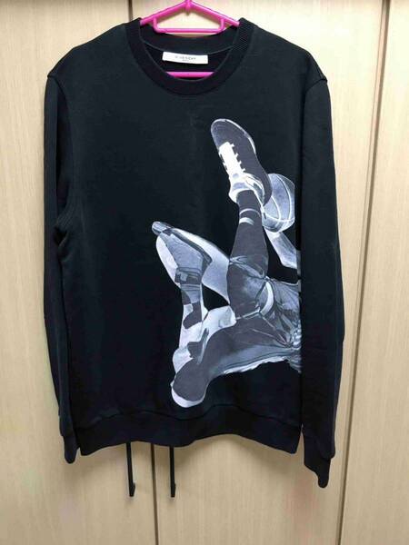 正規 15SS GIVENCHY ジバンシー ジバンシィ バスケットボール プリント スウェット シャツ XS 15S 7051 653