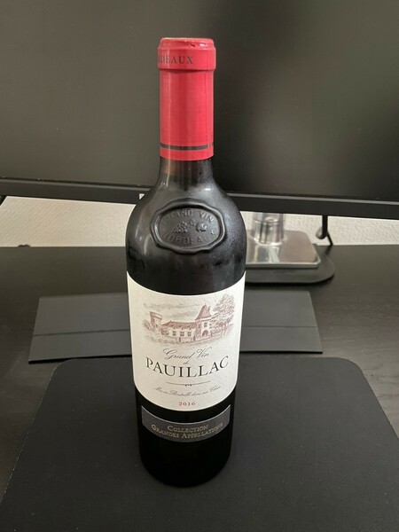 未開封品 GRAND VIN DE PAUILLAC グラン ヴァン デ ポイヤック 2016年 赤ワイン 果実酒 古酒 750ml