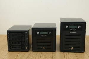 【バッファロー】NAS３点（TS5200D）（TS-X4.0TLR5）（LS-Q2.0TL/R5）　ジャンク!!　管ざ8773