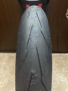 中古MCタイヤ PIRELLI DIABLO SUPERCORSA V3 SC1 110/70ZR17 ピレリ ディアブロ スーパーコルサ 110 70 17 1419 K3878