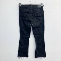 Levi's 725 デニムパンツ W31 リーバイス ハイライズブーツカット ブラック 古着卸 アメリカ仕入 2307-117_画像4