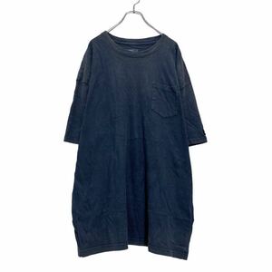 Dickies 半袖 ロゴ Tシャツ 2XL ネイビー ディッキーズ 胸ポケット ワーク ストリート ビッグサイズ 古着卸 アメリカ仕入 a507-6727