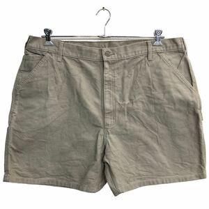 Carhartt ワーク ショートパンツ W42 カーハート ビッグサイズ ベージュ 古着卸 アメリカ仕入 2306-1323