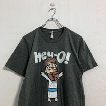 CANVAS 半袖 プリント Tシャツ S グレー キャンバス サドルバックキッズ 男の人 着物 古着卸 アメリカ仕入 a506-6911_画像2