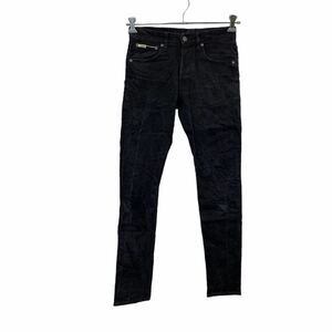 EMMETT COMP デニムパンツ W29 ブラック スキニー ストレッチ 古着卸 アメリカ仕入 2306-1539