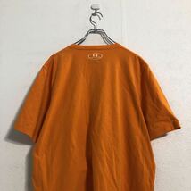 UNDER ARMOUR 半袖 ロゴ Tシャツ L オレンジ アンダーアーマー ワンポイントロゴ スポーツ 古着卸 アメリカ仕入 a506-7053_画像5