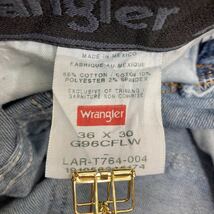 Wrangler デニムパンツ W36 ラングラー ビッグサイズ ブルー メキシコ製 古着卸 アメリカ仕入 2306-1591_画像9