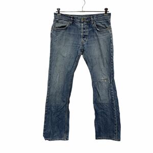 Lee Denim Pants W34 светло-голубые пуговица старомодная оптовая покупка США 2307-43